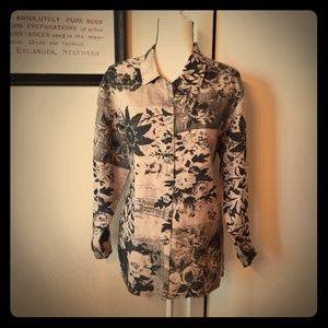 Hot Cotton by Marc Ware Linen Blouse